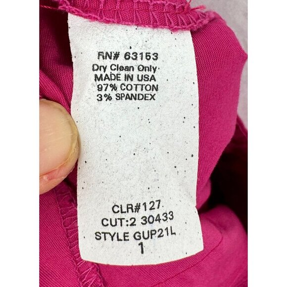 VTG Rampage USA Hot pink Wide leg low rise Cropped Pants Y2K sz S - Picture 8 of 8